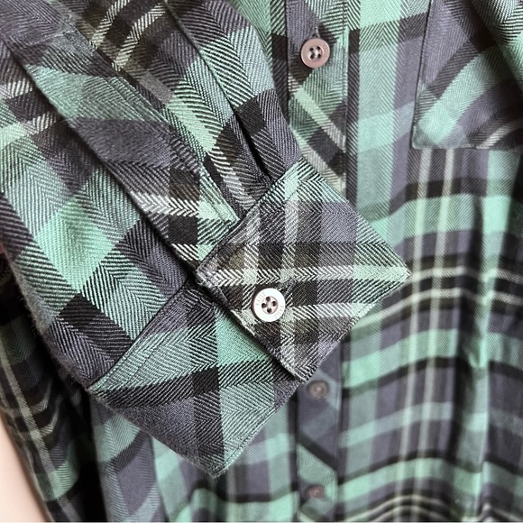 Rails Women’s Hunter Shirt In Smoke Agave Black Size M - Picture 9 of 15